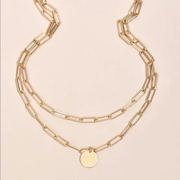 🆕🆕🆕 Round Charm Layered Necklace 🆕🆕🆕 - Picture 4 of 4